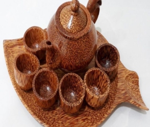 Bộ Khay Trà Dĩa Hình Chiếc Lá