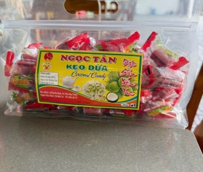 KẸO DỪA VỊ DÂU 